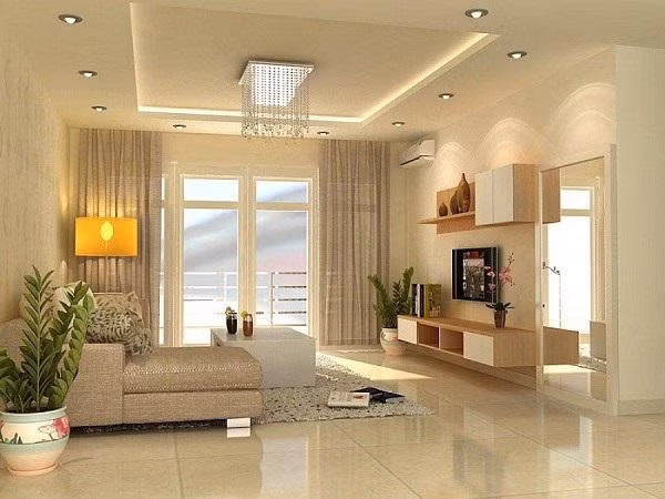 Xu hướng thiết kế có một hàng thạch cao ở xung quanh trần để lắp đặt thêm hệ thống chiếu sáng đang trở nên rất thông dụng.