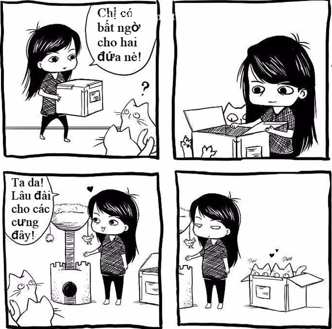 3. Lãng phí tiền vô ích: Chắc hẳn không ít người nuôi mèo từng trải qua cảm giác tiếc tiền khi mua đồ chơi cho mèo mà chúng chẳng thèm đoái hoài. Vì đơn giản, chúng chỉ thích chui vào hộp giấy và cào đống len của bạn thôi.