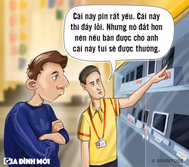 7. Nhân viên tiếp thị sẽ gặp khó khăn lắm nếu không thể nói dối
