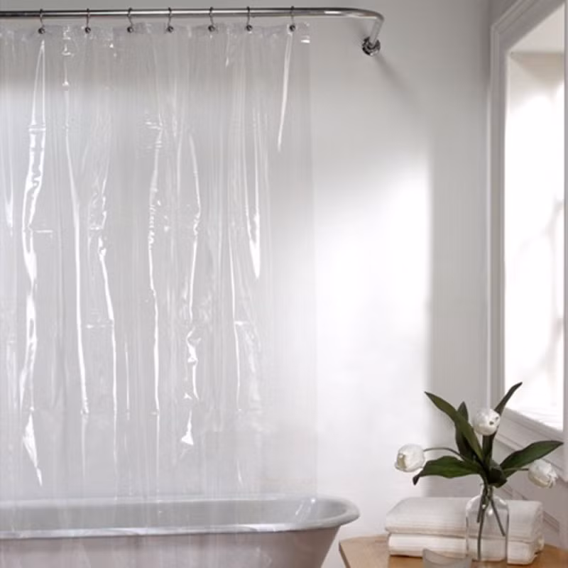 Rèm buồng tắm. Các loại rèm trong buồng tắm thường được làm từ nhựa tái chế với những chất gây nguy hiểm cho sức khỏe. Chất này rất dễ bay hơi khi bạn sử dụng nước nóng. Không chỉ hại cho sức khỏe, loại hóa chất bay hơi này còn là tác nhân gây ô nhiễm môi trường.