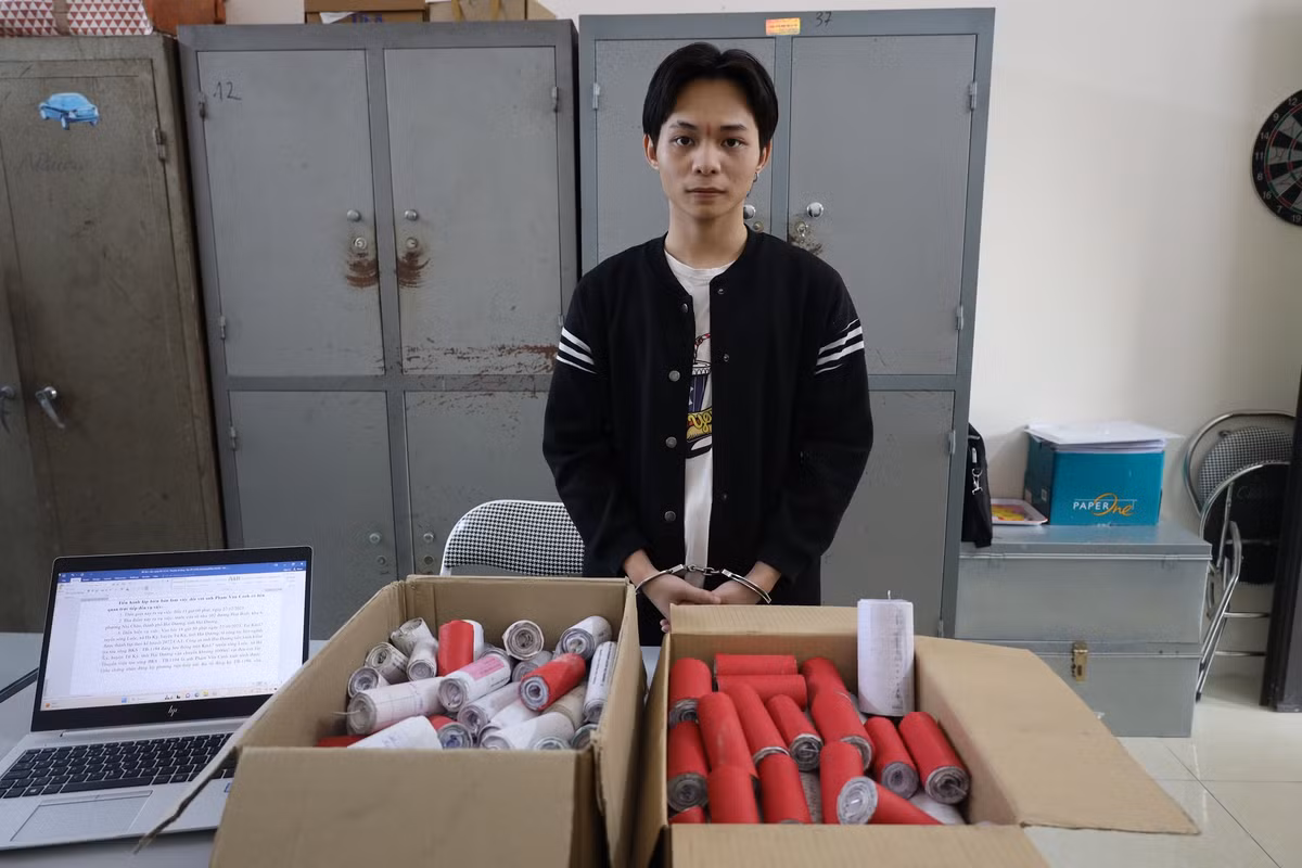 Hải Dương: Không tìm được việc, thuê phòng trọ sản xuất pháo nổ Hai Duong: Khong tim duoc viec, thue phong tro san xuat phao no