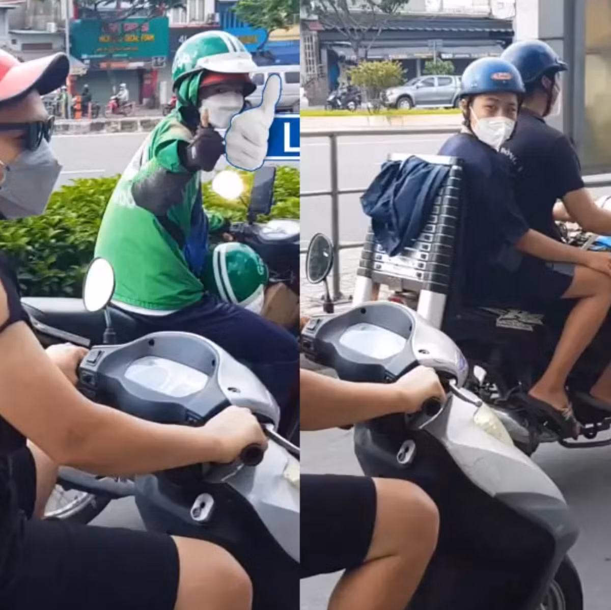 Rất nhiều người đi đường bày tỏ lạ lẫm với phong cách thời trang của anh chàng TikToker nay. Ảnh: Chụp màn hình