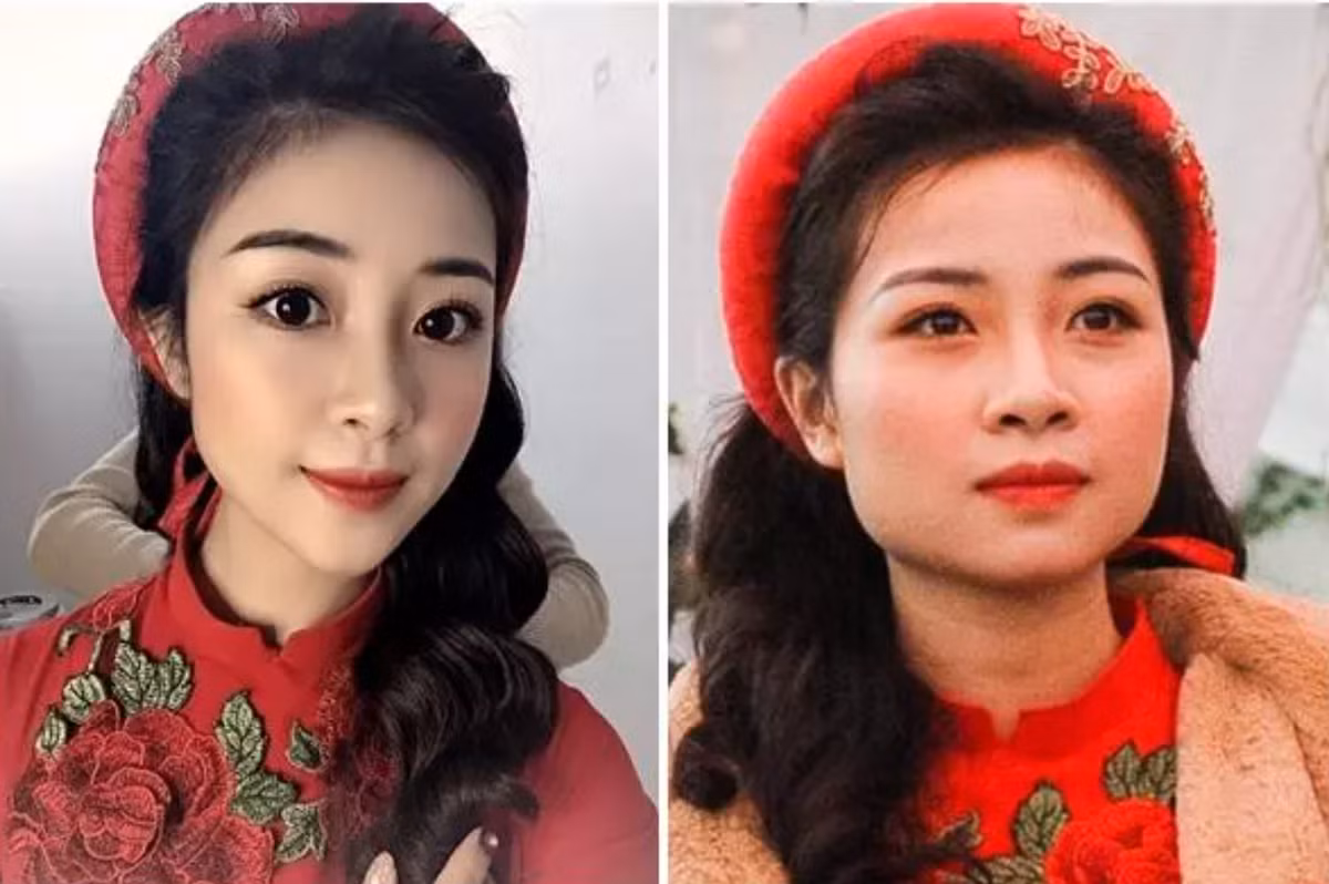 Trước đó, Nhật Linh từng nhiều lần bị săm soi nhan sắc tự đăng - được "tag'' khác một trời một vực.