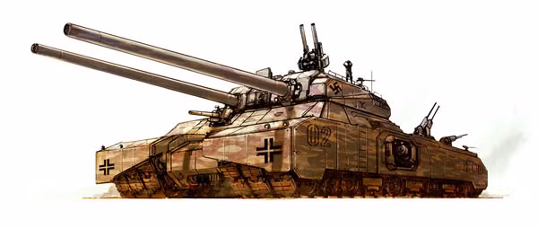 Landkreuzer P1500 Monster được trang bị một số vũ khí khủng như: pháo Schwerer Gustav K(E) cỡ nòng 800 mm, súng máy tự động MG 151/15 cỡ nòng 15 mm...