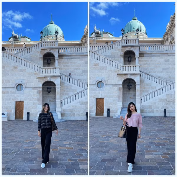 Mới đây, mạng xã hội rần rần chia sẻ hình ảnh đôi bạn thân là Khánh Linh và Lan Hương cùng nhau đi du lịch 7 nước Châu Âu để kỷ niệm 7 năm tình bạn của mình. Ảnh: VietNamNet