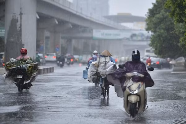 Thoi tiet hom nay 24/3: Mua dong lon tai dien, mien nui de phong sat lo