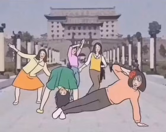 Mới đây, lại thêm một bộ tranh "những tư thế tạo dáng cho hội bạn thân" đang được giới trẻ Châu Á thích thú và truyền tay nhau “chóng mặt”