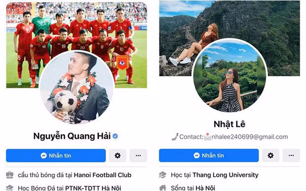 Tin đồn Nhật Lê - Quang Hải đã "đường ai nấy đi" kể từ khi dân mạng phát hiện ra đôi trẻ đã bỏ trạng thái hẹn hò trên trang cá nhân. Đồng thời, phần tên thay thế trên Facebook của cả hai cũng đã được xóa bỏ.