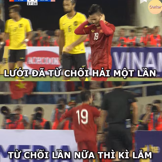  Nguyễn Quang Hải là cái tên được nhắc tới nhiều sau chiến thắng 1-0 của đội tuyển Việt Nam trước Malaysia tại vòng loại World Cup 2022. Bàn thắng siêu phẩm của tiền vệ này trở thành đề tài bất tận cho cư dân mạng tung ra loạt ảnh chế bóng đá mới. Ảnh: Fandom Owker.