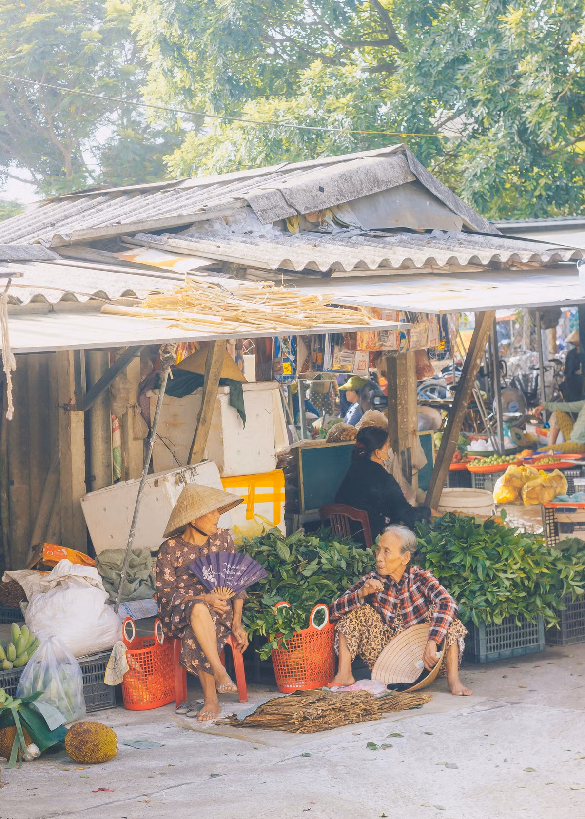 Một người con của Huế đã ghi lại khung cảnh bình yên tại một chợ quê nhỏ. Màu ảnh nhẹ nhàng, trong vắt gợi lại cho nhiều người mảnh kí ức xưa từ thời thơ ấu.