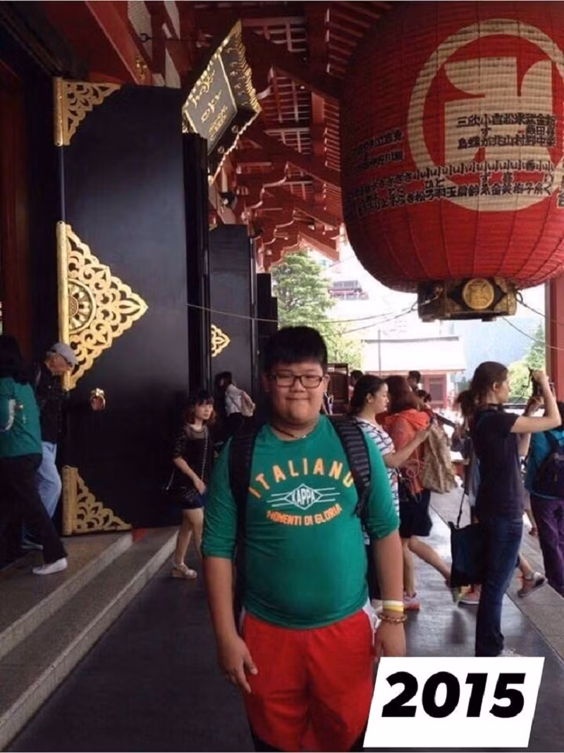 Sở hữu ngoại hình to con và tạng người khó giảm cân, Võ Quốc Vinh từng bị kỳ thị, bạn bè trêu đùa. Chính bởi vậy, dần dần cậu bạn hình thành tâm lý nhút nhát và ngại ngùng.