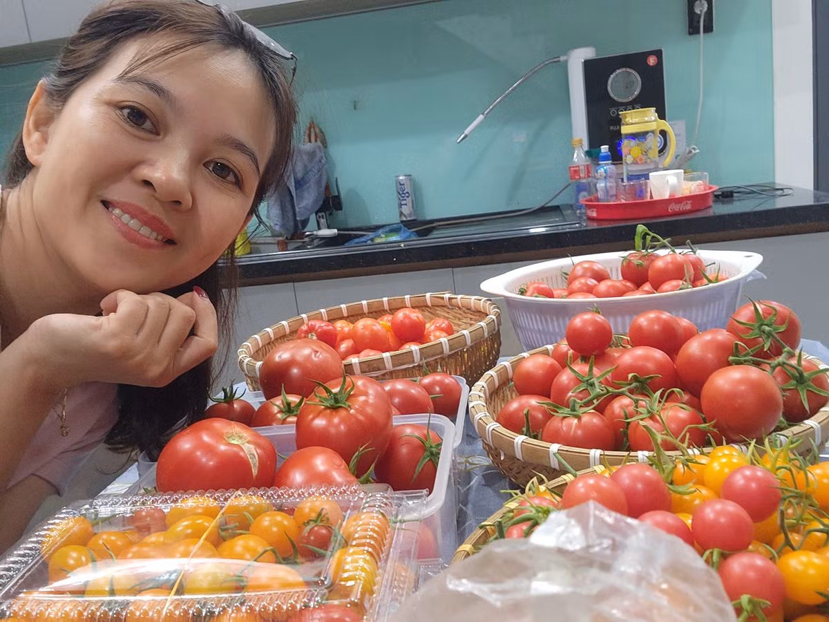 Chủ nhân của khu vườn đặc biệt này.
