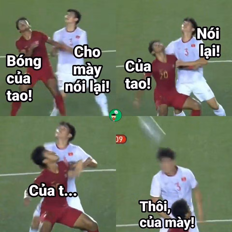 Bên cạnh Văn Hậu, Tấn Sinh cũng đã có trận đấu thành công với những pha tranh chấp bóng đẳng cấp khiến cầu thủ đội bạn phải cúi đầu chào thua, chấp nhận mất bóng, mất luôn của HCV vào tay các cầu thủ U22 Việt Nam.