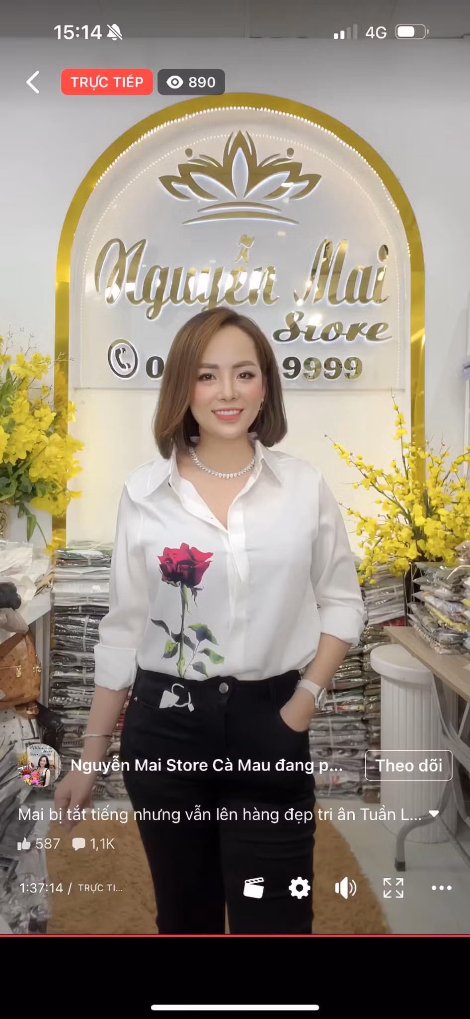 Mỗi phiên livestream thu hút đến cả trăm, cả nghìn mắt xem.