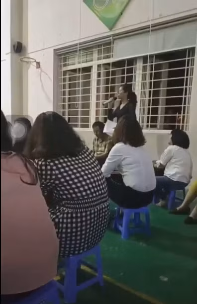 Bi “nem da” vi “ky thi” nha ngheo, co giao tieu hoc thanh minh gi?