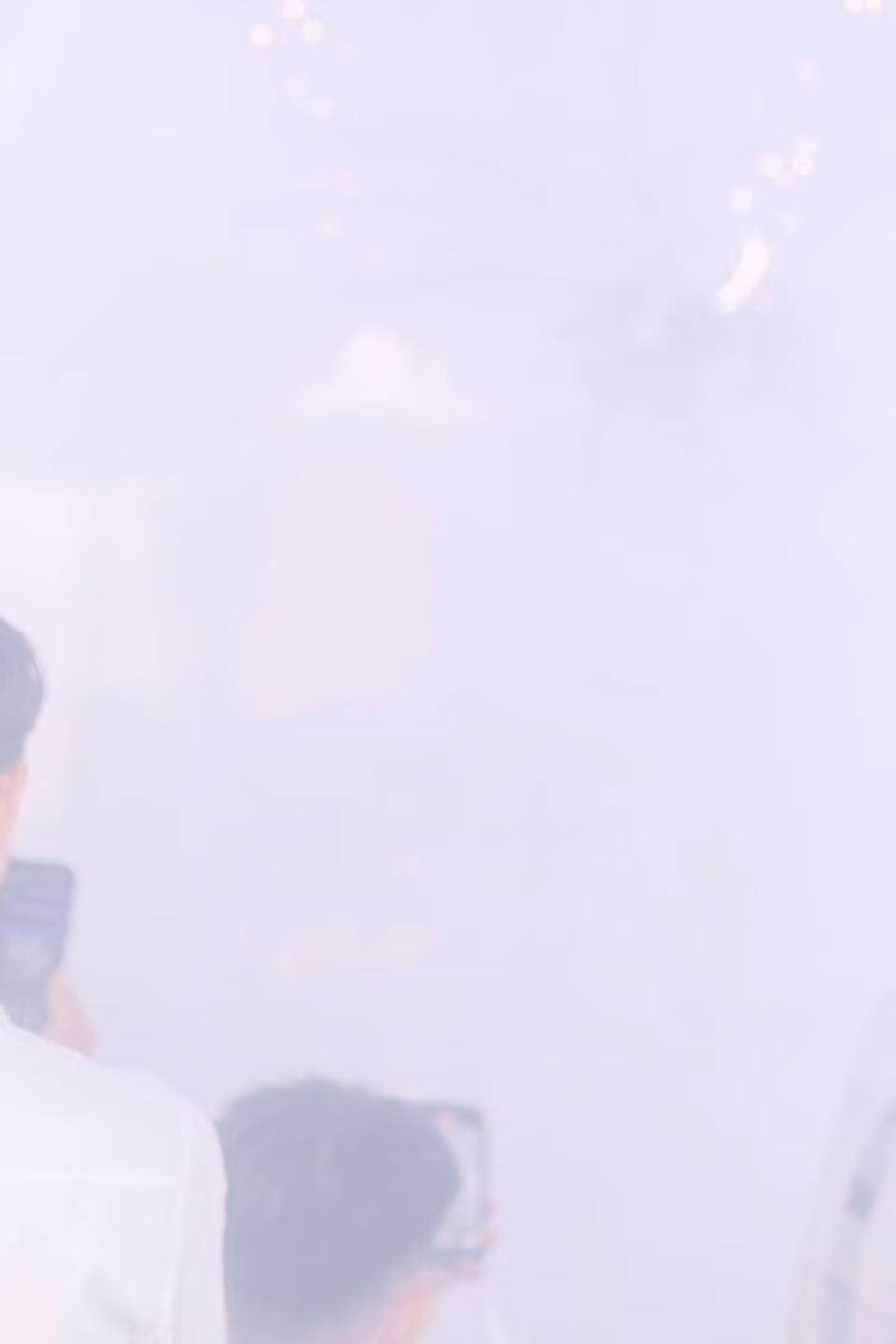 Cô dâu chú rể hoàn toàn tàng hình trong bức ảnh.