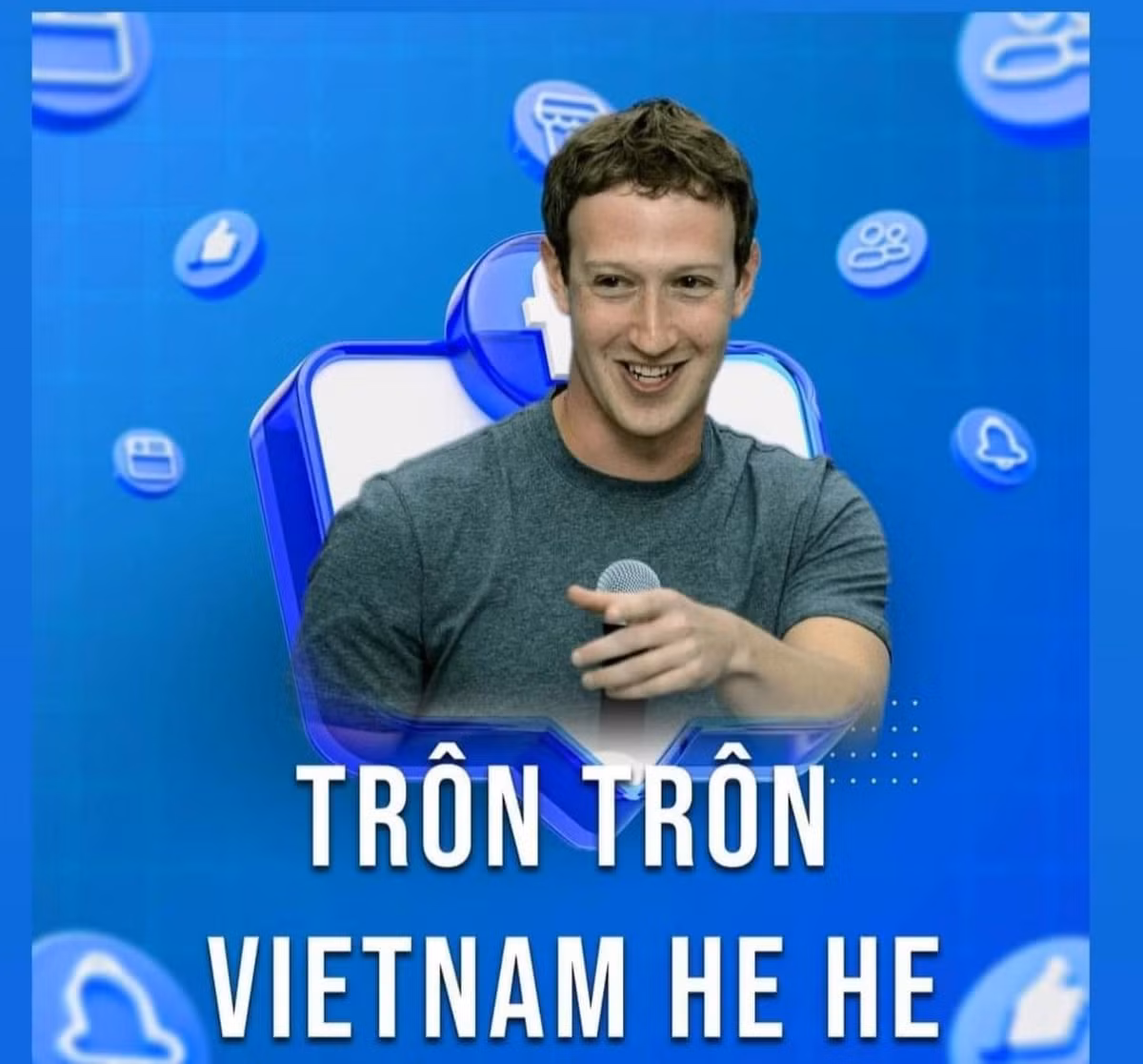 Không phải sự cố gì đâu, chắc là anh Mark Zuckerberg "trôn" xíu thôi mà.