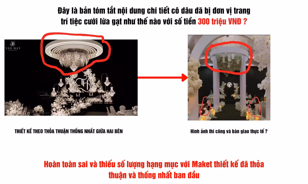 Chưa kể, bên trang trí không tập trung thi công mà cứ làm được một lúc lại biến mất rồi bất thình lình xuất hiện vào đêm khuya để tiếp tục công việc.