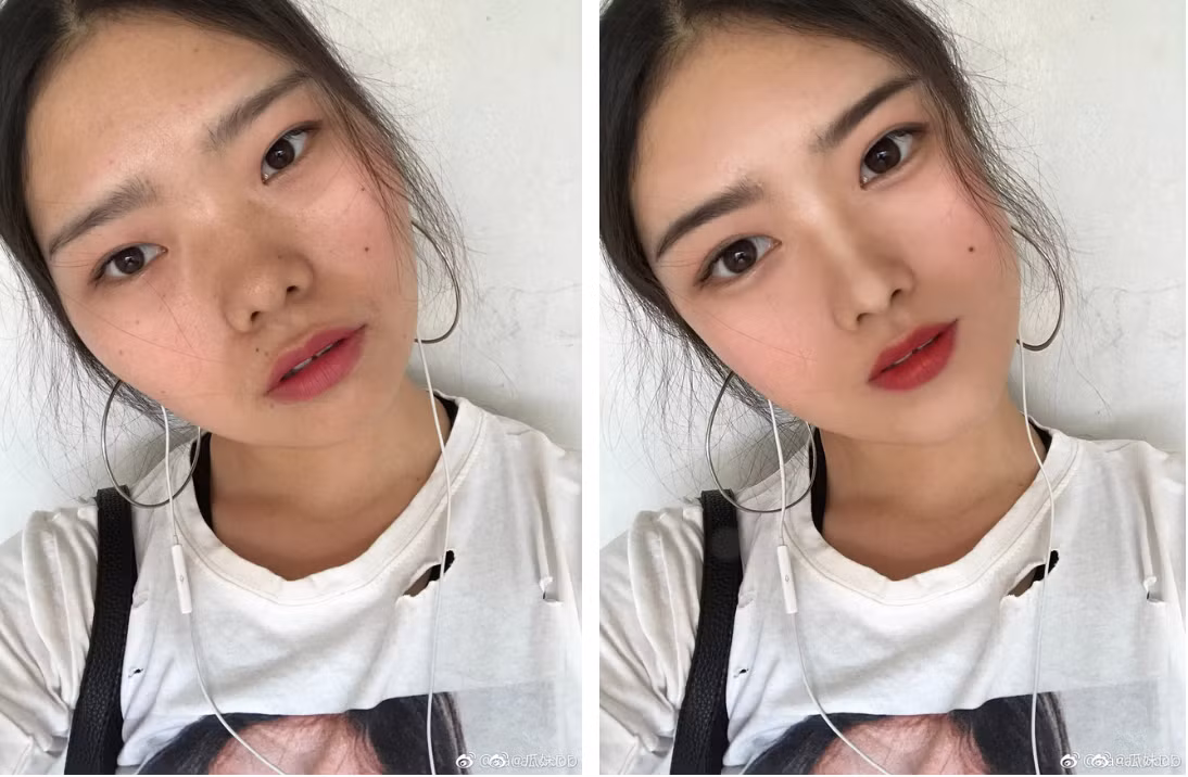Mắt to, mũi cao, da trắng mịn màng ư? Quá đơn giả, chỉ cần vài giây là các phần mềm chỉnh sửa ảnh đã làm xong hết mà không cần đau đớn dao kéo làm gì cho mất thời gian, tốn kém.