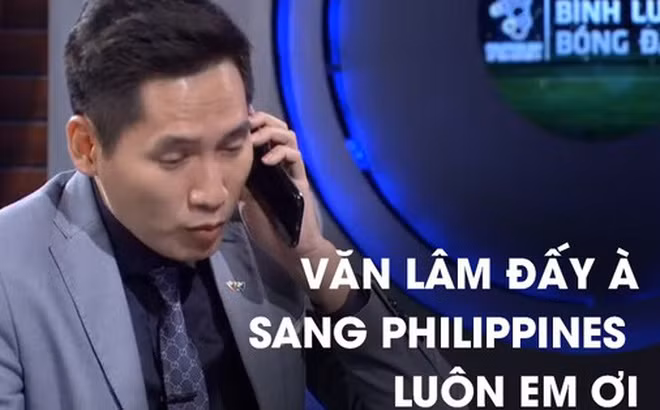Ngay trên sóng truyền hình, BLV Quốc Khánh cũng không ngần ngại "troll" Bùi Tiến Dũng khi giả vờ nhấc điện thoại cho Văn Lâm và yêu cầu thủ môn số 1 của tuyển Việt Nam sang ngay Philippines để thế chỗ.