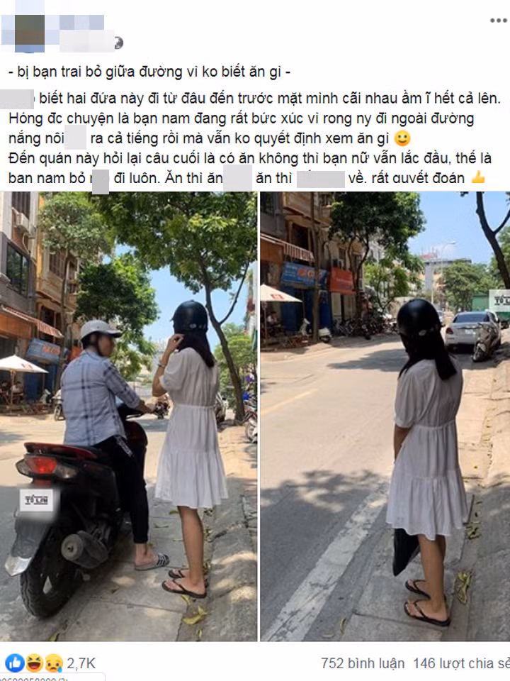 Co gai bi nguoi yeu bo giua duong vi ly do khien nhieu nguoi tranh cai