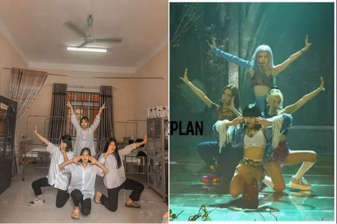 Nhóm bạn là những fangirl đích thực của Blackpink khi nhanh chóng nảy ra ý tướng cosplay y hệt như vậy.