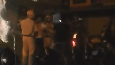 xac minh clip dan bi canh sat giao thong danh hinh anh