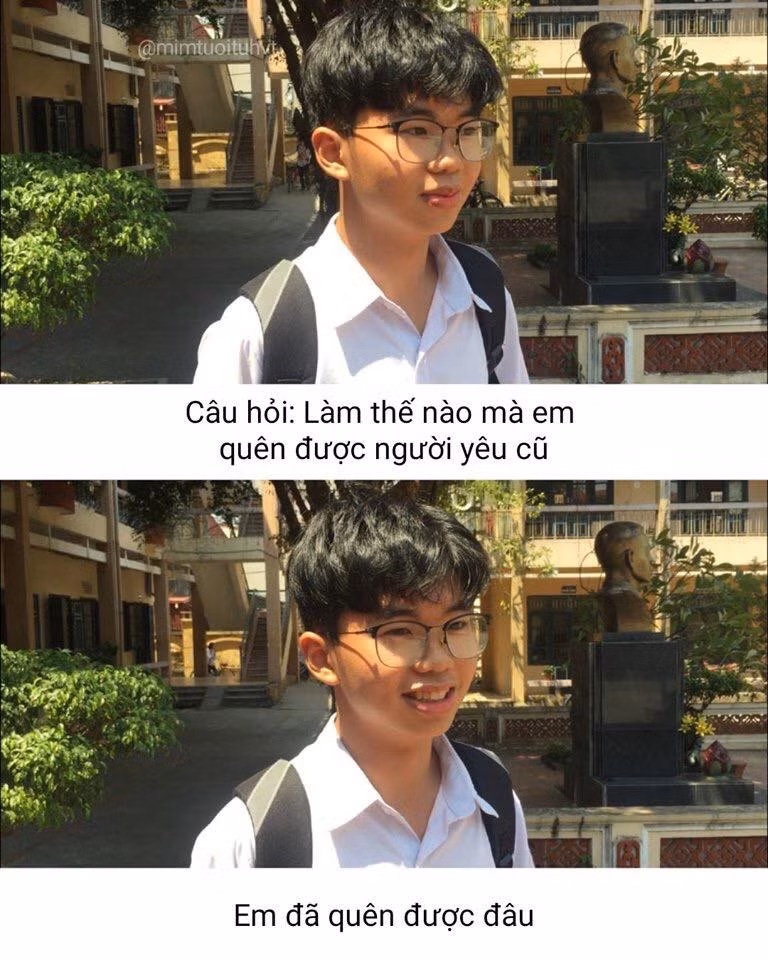 Đã cố quên rồi còn cứ gợi lại vào nỗi đau của cậu học sinh.