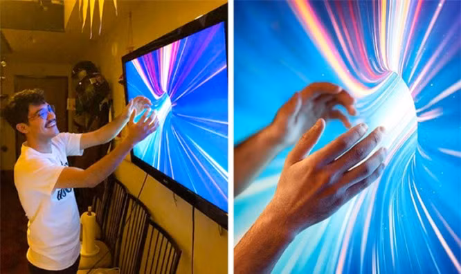 4. Một hình ảnh trên TV có thể làm cho bức ảnh của bạn trở nên đặc biệt hơn bao giờ hết. Ảnh: BrightSide