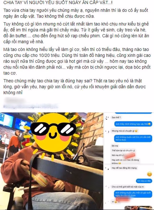 Sốc với cô gái bị bạn trai chia tay vì lý do khó chấp nhận Soc voi co gai bi ban trai chia tay vi ly do kho chap nhan