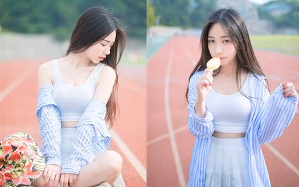 Co giao tuong lai noi tieng xinh dep, da tai