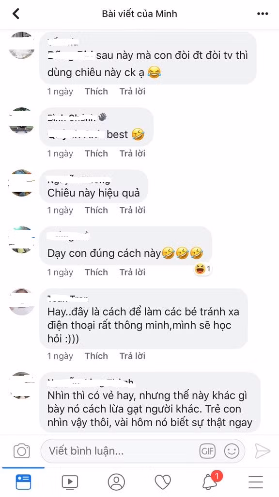 Me tre dung 