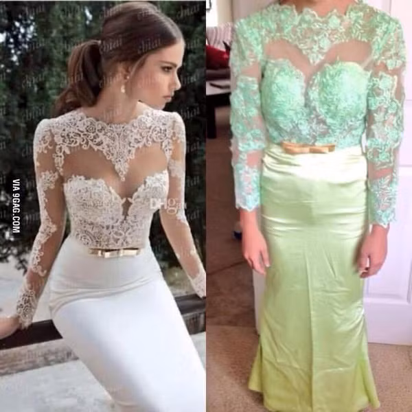Đáp lại những phản hồi tiêu cực của khách hàng, nhiều shop bắt đầu "trả treo" đổ lỗi cho khách khi nói: "Do người bạn không đẹp như mẫu nên váy không lên dáng được".