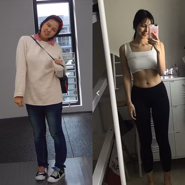 Trước khi có được thân hình như hiện tại, Jessie Dano từng nặng hơn 70kg, thân hình mập mạp và nặng nề.