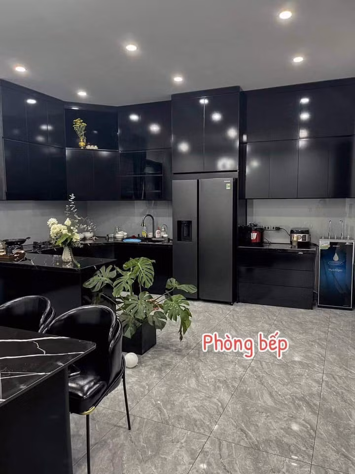 Phòng bếp khi hoàn thiện.