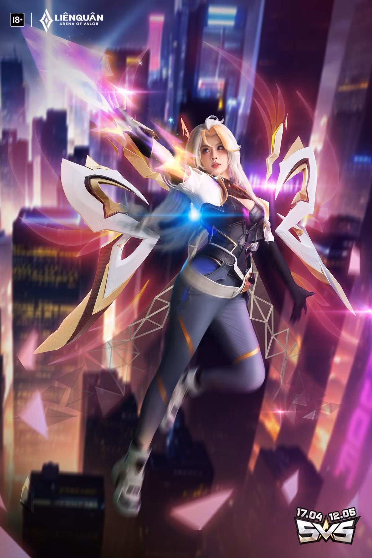 Tạo hình cực đẹp mắt của nhân vật dự sẽ khiến anh em game thủ tốn quân huy để sở hữu được skin này.