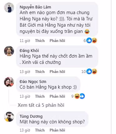 Nhiều người cho rằng với nhan sắc Hằng Nga thế này thì chỉ có "chốt đơn ầm ầm" mà thôi.