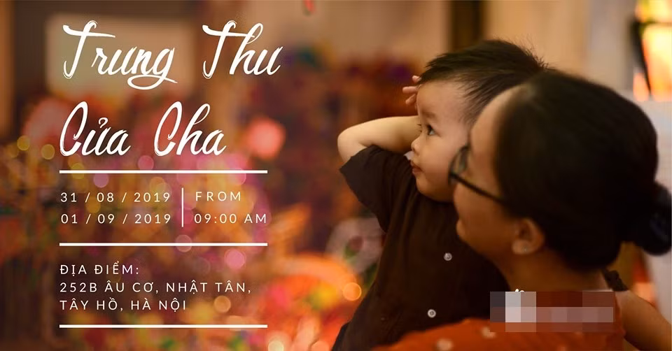 Nếu muốn tìm điểm checkin khác biệt, có lẽ "Trung thu của cha" sẽ là một lựa chọn thú vị. Ảnh: Facebook