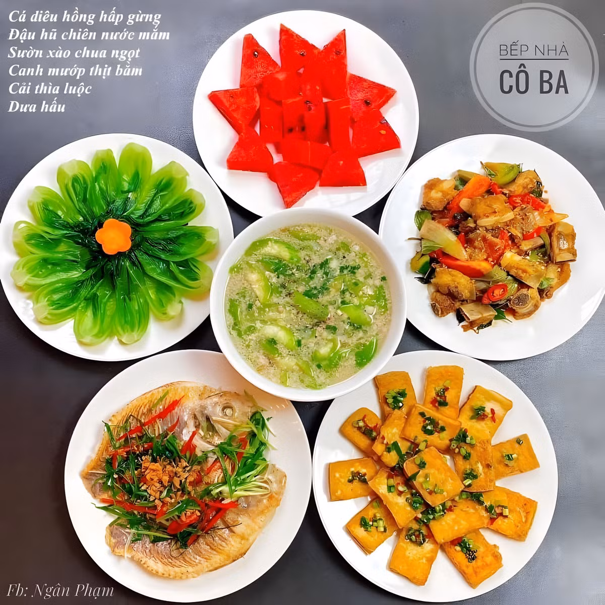 Bữa cơm là lúc gia đình quây quần sau cả ngày mệt mỏi, nên bày biện một chút cho đẹp mắt ngon miệng.