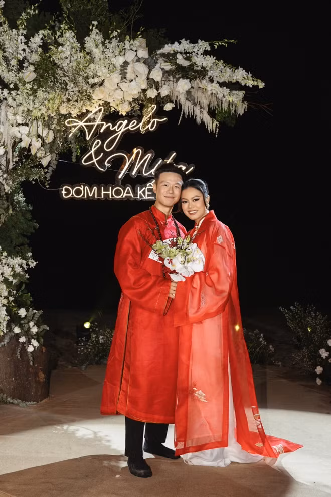 Cô dâu Mika Nguyễn là con gái gia tộc Nguyễn Lưu - gia tộc được xem là "bí ẩn" nhất tại Đà Nẵng với lối sống thiền đặc biệt qua nhiều thế hệ.