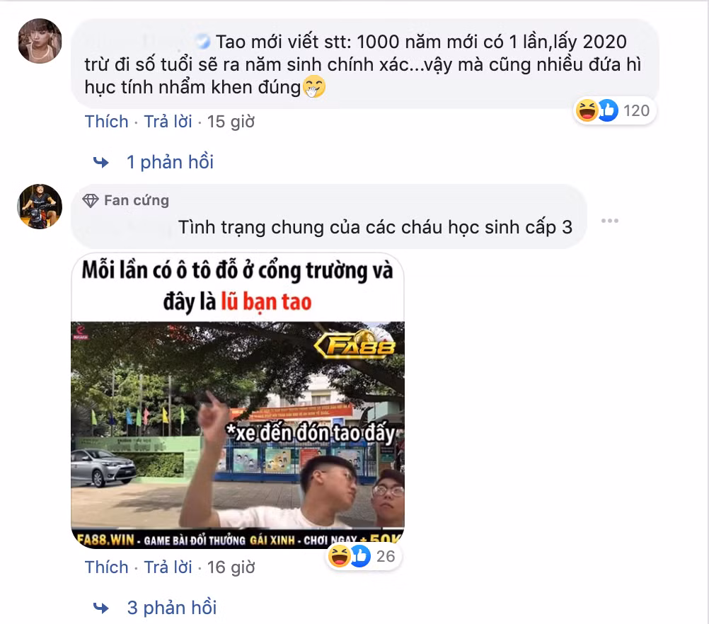 Trò đùa lấy năm nay trừ đi số tuổi sẽ ra được năm sinh dù đã quá cũ nhưng lúc nào cũng lừa gạt được những người cả tin.