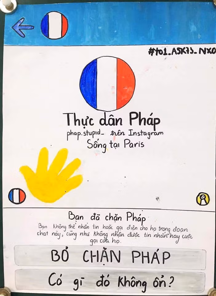 Nickname N.Q.L bình luận: "Sáng tạo nhỉ, báo tường mang dấu ấn thời nay"