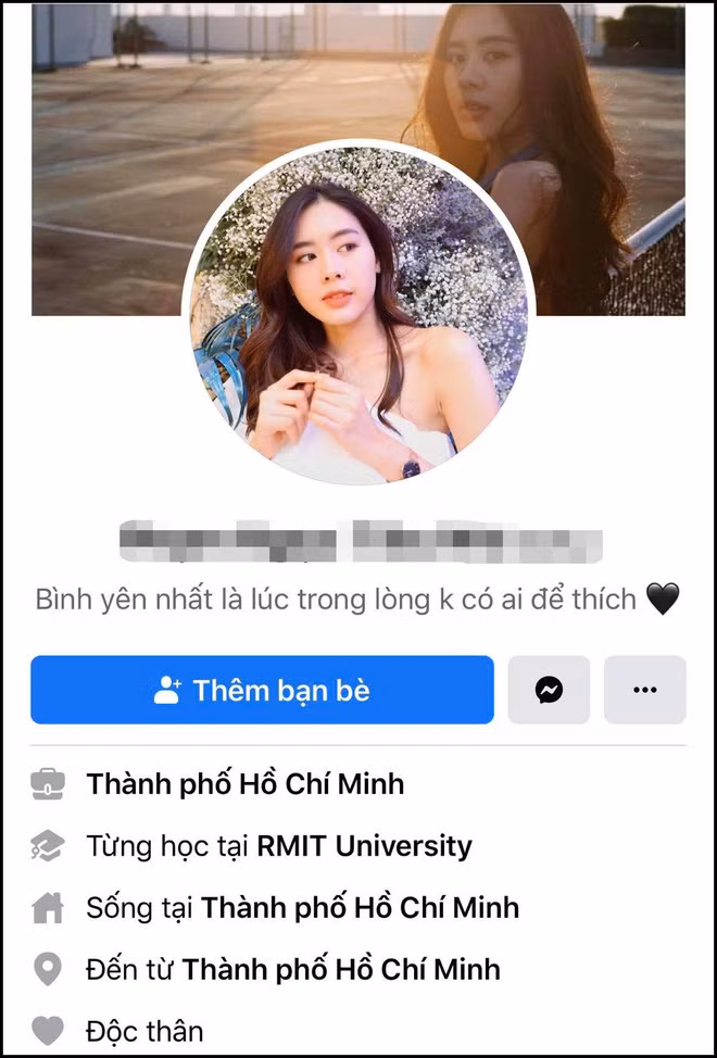 P.N.T.N vốn là một hot girl khá nổi trên Facebook, tài khoản của cô nàng sở hữu lượt theo dõi khá, lượng tương tác lớn. Lướt qua trang cá nhân có thể thấy cô nàng hội tụ đầy đủ yếu tố xinh, giàu, học Rmit, thân thiện,....