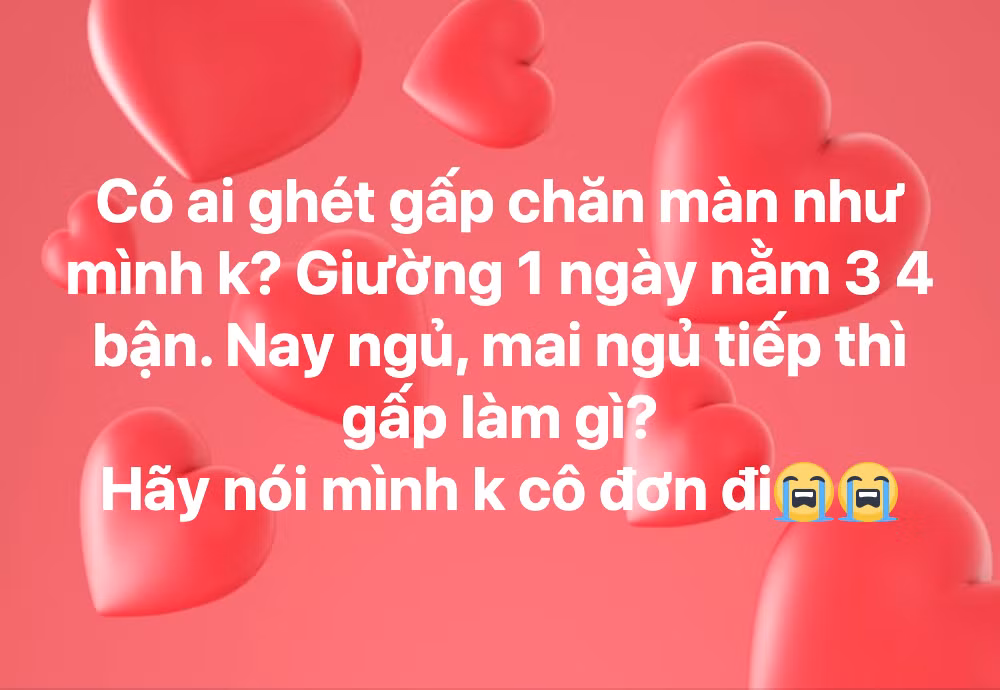 Dù sao cũng ngủ tiếp thì gấp chăn gọn gàng làm gì? Nghe vô lý nhưng cực kỳ thuyết phục.