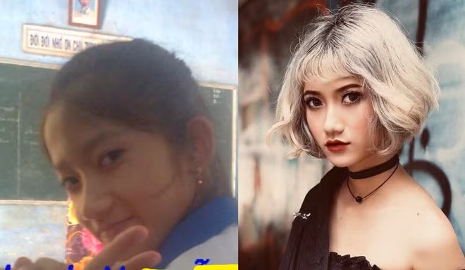 Chia sẻ hình ảnh hồi nhỏ, cô gái Quảng Ngãi có vòng eo bé hơn Ngọc Trinh khiến nhiều người thích thú bởi màn "lột xác" quá ngoạn mục.