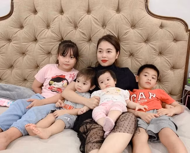 Hằng Túi có tổng cộng 6 con cả trai lẫn gái, trong đó có một bé được cô nhận nuôi.