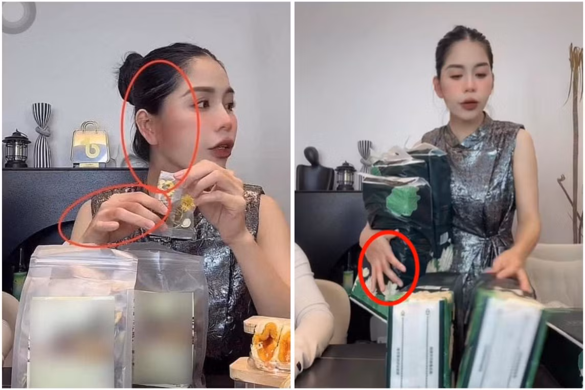 Trong buổi livetream tối ngày 20/6 Hằng Du Mục xuất hiện những dấu hiệu bất ổn trên sóng trực tiếp khiến cộng đồng mạng quan tâm. Cụ thể, dù Hằng Du Mục make up nhưng vẫn xuất hiện dấu vết bầm tím trên má mặt, cổ và mu bàn tay, được cho là những vết thương do bị tác động mạnh.