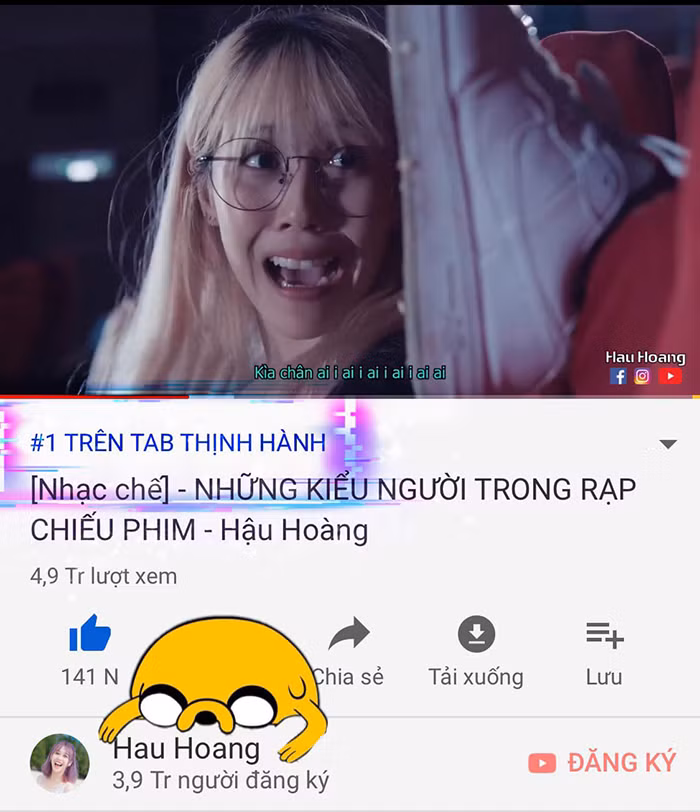 Những sản phẩm giàu chất xám của Hoàng Hậu ngày càng được đầu tư công phu, chỉn chu mang tính giải trí cao. Chính bởi vậy, mỗi khi ra sản phẩm mới, Youtuber này luôn được lan truyền mạnh mẽ và đạt lượng view khủng.