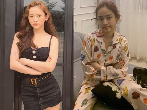 Thuý Vi là hot girl Việt chiếm được tình cảm của nhiều người nhờ ngoại hình xinh đẹp. Tuy nhiên, nhìn vào hình ảnh cô nàng khi ở nhà, ai cũng phải "sốc" vì khác xa vẻ sang chảnh, quyến rũ khi ra đường. Hot girl mặc đồ ngủ bình thường, đầu tóc rối tung và mặt mộc kém tươi tắn.