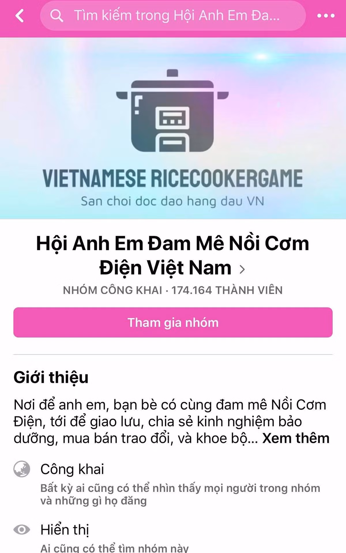 Đầu năm mới Canh Tý 2020, mạng xã hội đã nhốn nháo trước trend mới vô cùng khó hiểu đó chính là mê mệt...nồi cơm điện chứ không phải chim, cây cối, quần áo thông thường. Group cho những người thích nồi cơm điện hiện tại đã có hơn 174 nghìn lượt tham gia.